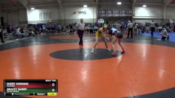 115 lbs Quarterfinal - Gracey Barry, Grand Haven vs Avery Horning, Alliance