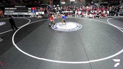 135 lbs Vera Bentley, SCVWA - Santa Clara Valley Wrestling Association vs Lexi Perez, SJWA - San Joaquin Wrestling Association