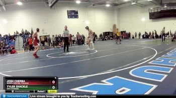 141 lbs Cons. Round 3 - Josh Cherba, North Central College vs Tyler Shackle, UW Lacrosse