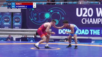 70 kg 1/4 Final - Peter John DUKE, United States vs Ankh Erdene ALTANGEREL, Mongolia