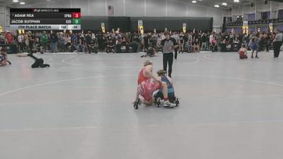150 lbs 7th Place Match - Adam Rea, Open Mats vs Jacob Sutphin, King Select