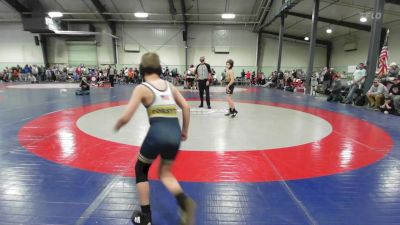 90 lbs Rr Rnd 3 - Andrew Aldridge, Guerrilla Wrestling Academy vs Ben Martin, Morris Fitness Orange