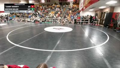 125 lbs Champ. Round 1 - Addyson Miller, Cheyenne East vs Gabby Bennett, Big Piney