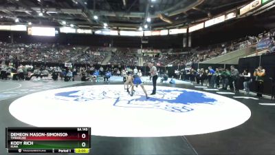 5A 145 lbs Champ. Round 1 - Kody Rich, Kuna vs Demeon Mason-Simonson, Timberline