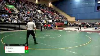 2 lbs Quarterfinal - Peyton Dean, Strasburg vs Winchino Verdieu, Arcadia