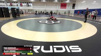 121 7TH PLACE 1st Place Match - Elijah Hedges, Maurer Coughlin Wrestling Club vs Max Gonzalez, Askren Wrestling Academy