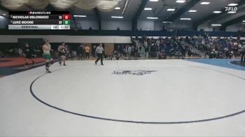 165 lbs Semifinal - Luke Moore, Delaware Valley vs Nicholas DeLorenzo, Eastern University