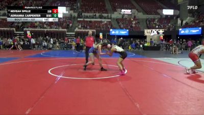137 lbs 5th Place Match - Neveah Spille, Conrad Wrestling Club vs Adrianna Carpenter, Conrad Wrestling Club
