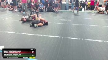 64 lbs Round 5 (10 Team) - Liam Weatherford, Florida Scorpions Black vs Leonidas Nicholas, Gate Keepers Athletics