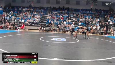 126 lbs Quarterfinals (8 Team) - Lateran Littles, Ocean Springs, MS vs Camden Shaw, Tupelo High School