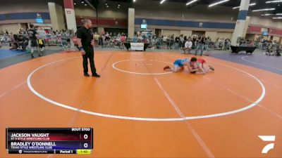 145 lbs Cons. Round 1 - Jackson Vaught, KT 3 Style Wrestling Club vs Bradley O`Donnell, Texas Style Wrestling Club