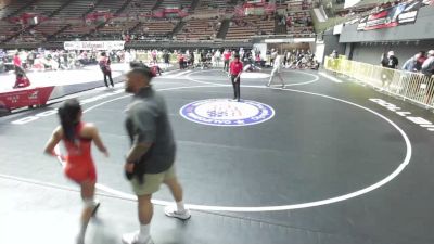 95 lbs Semis - Arleth Leon, Glendora High School Wrestling vs Sophia Zubia, Ayala Smash Wrestling