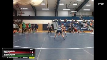 157 lbs Finals (2 Team) - Matox Allen, Liberty vs Gavin Denise, Centenary