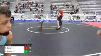 80 lbs Prelims - Gabriel Dozier, Ohio Titan Grey vs Colton Schultz, Empire Wrestling Academy Elem