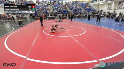 40 lbs Rr Rnd 4 - Kase Zappone, Barnsdall Youth Wrestling vs Cashton Sorum, Salina Wrestling Club