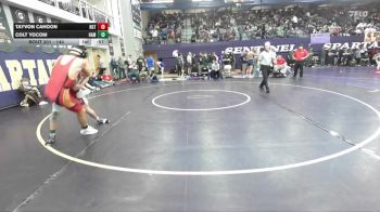 144 lbs Cons. Round 1 - Tayvon Cahoon, Missoula Hellgate vs Colt Yocom, Hamilton