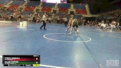 182 lbs Quarterfinals (8 Team) - Tyrus Jangula, W2-Bismarck vs Kaleb Porter, E3-West Fargo