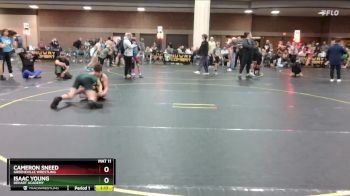 135 lbs Semifinal - Cameron Sneed, Greeneville Wrestling vs Isaac Young, DeHart Academy