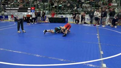 144 lbs Quarters - Ryan Fletcher, MWC vs Kam Roberts, Big Game Wrestling Club