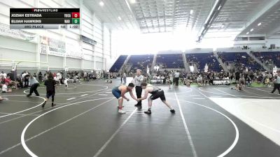 285 lbs 3rd Place - Joziah Estrada, Yucaipa Thunder WC vs Elijah Hawkins, WAR Wrestling Club