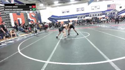 190 lbs Cons. Round 1 - Marcus Westbrook, Rancho Cucamonga vs Antonio Arias, Corona