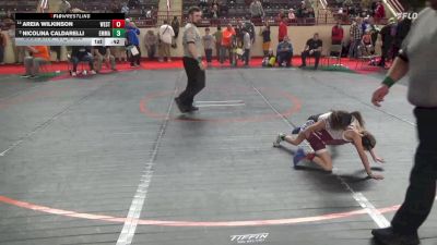 51_G lbs Round Of 16 - Areia Wilkinson, West Branch vs Nicolina Caldarelli, Emmaus