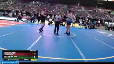 5A 220 lbs Quarterfinal - Eli Anderton, Highland vs Owen Ward, Thunder Ridge