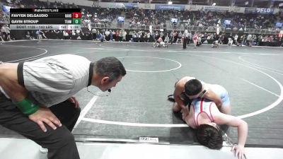 143 lbs Quarterfinal - Favyen Delgaudio, Kansas vs Gavin Stroup, Team Action