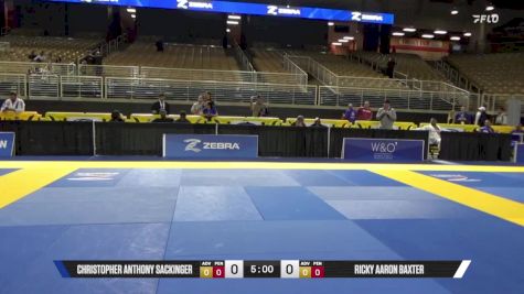 Ricky Aaron Baxter vs Christopher Anthony Sackinger 2025 Pan Jiu Jitsu IBJJF Championship