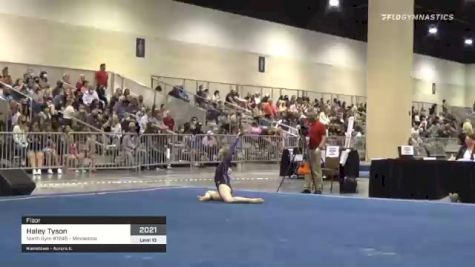 Haley Tyson - Floor, North Gym #1245 - Minnesota - 2021 USA Gymnastics Development Program National Championships