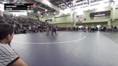 175 lbs Quarterfinal - Ian Kim, GRANADA HILLS vs Jason Greer, University