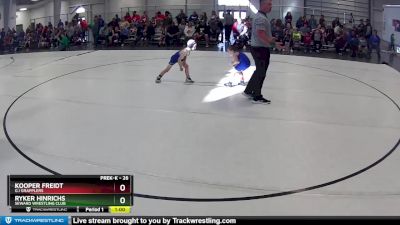 26 lbs Quarterfinal - Kooper Freidt, G.I Grapplers vs Ryker Hinrichs, Seward Wrestling Club