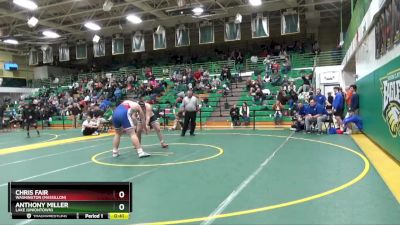 285 lbs Cons. Semi - Chris Fair, Washington (Massillon) vs Anthony Miller, Lake (Uniontown)