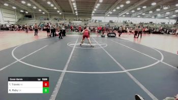 132 lbs Consolation - Tyler Traves, VA vs Alias Raby, CA