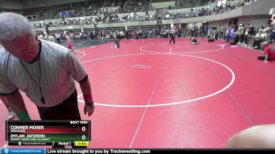 112 lbs Quarterfinal - Conner Moser, Wisconsin vs Dylan Jackson, Summit Wrestling Academy