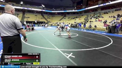 150 Class 4 lbs Cons. Round 2 - Drake Jenkins, Seckman vs Ethan Vande Ven, Park Hill