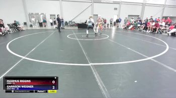 126 lbs Semis & 3rd Wb (16 Team) - Maximus Riggins, Iowa vs Garrison Weisner, Ohio Red