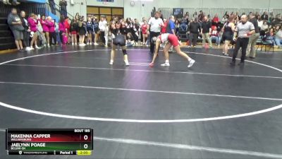 JV-2 lbs Round 3 - Jaelynn Poage, BCLUW-SH vs Makenna Capper, Williamsburg