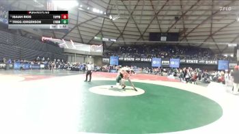 Boys 2A 150 lbs Champ. Round 2 - Isaiah Rios, Toppenish vs Trigg Jorgenson, Lynden