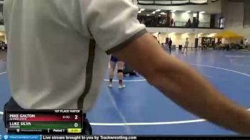 174 lbs 1st Place Match - Mike Galton, Alfred State vs Luke Silva, Aurora