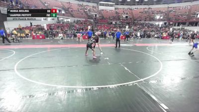 85 lbs 5th Place Match - Nubia Molina, Ringers vs Harper Pettitt, Freedom Wrestling Club