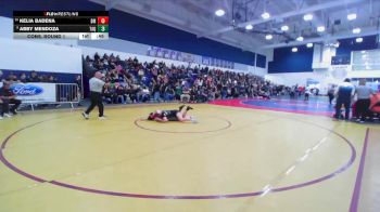 115 lbs Cons. Round 1 - Kelia Badena, Desert Mirage vs Abby Mendoza, Tahquitz