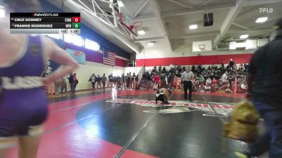 Boys 152 lbs Champ. Round 1 - Frankie Rodriguez, West Valley Boys vs Cruz Downey, Etna Boys
