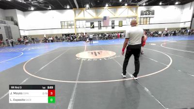 174D lbs Rr Rnd 3 - Justin Mayes, Cornell vs Lucas Esposito, Sacred Heart