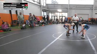 98 lbs Round 1 (8 Team) - Parker Workman, Sleepers vs Matthew Sheehan, Wrecking Crew WC