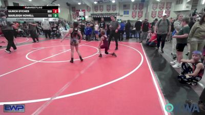 67 lbs Consolation - Luke Minihan, Collinsville Cardinal Youth Wrestling vs Drake Lear, Fort Gibson Youth Wrestling