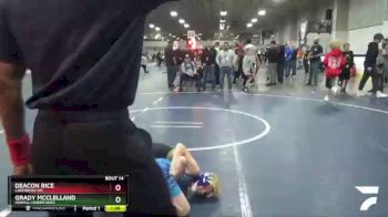 81 lbs Champ. Round 2 - Grady McClelland, Howell Hurricanes vs Deacon Rice, Lakewood WC