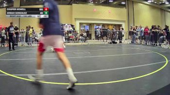 132 lbs Consi Of 64 #1 - Cooper Howell, Brighton vs Josiah Gonzalez, Asg