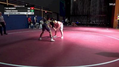 285 lbs Round 1 - Reese Stokes, Hinton vs Eli Mcgriff, PCM, Monroe