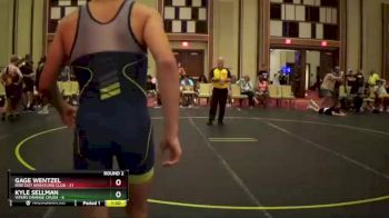 145 lbs Round 2 (6 Team) - Conner Hackman, Ride Out Wrestling Club vs Charley Hackett, Vipers Orange Crush